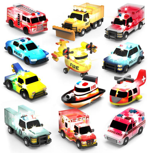 🚨 Light-Up Emergency Car Bath Toy